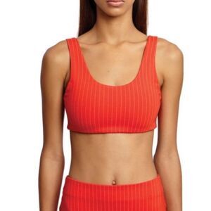 Danielle Guizio NY x Revolve Pinstriped Sport top medium
